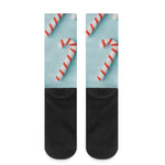 Christmas Candy Candies Pattern Print Crew Socks