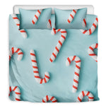 Christmas Candy Candies Pattern Print Duvet Cover Bedding Set