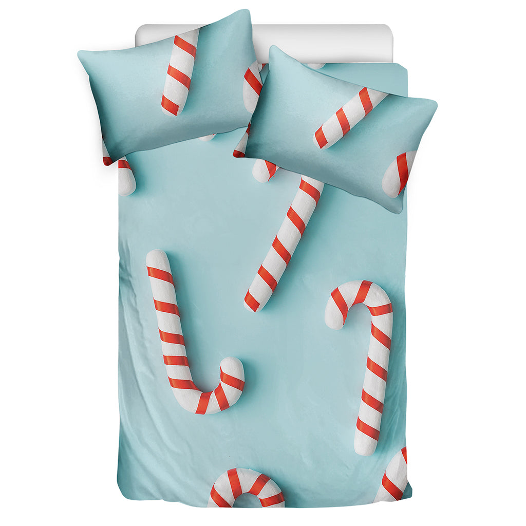 Christmas Candy Candies Pattern Print Duvet Cover Bedding Set