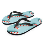 Christmas Candy Candies Pattern Print Flip Flops