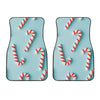 Christmas Candy Candies Pattern Print Front Car Floor Mats