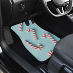 Christmas Candy Candies Pattern Print Front Car Floor Mats