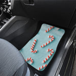 Christmas Candy Candies Pattern Print Front Car Floor Mats