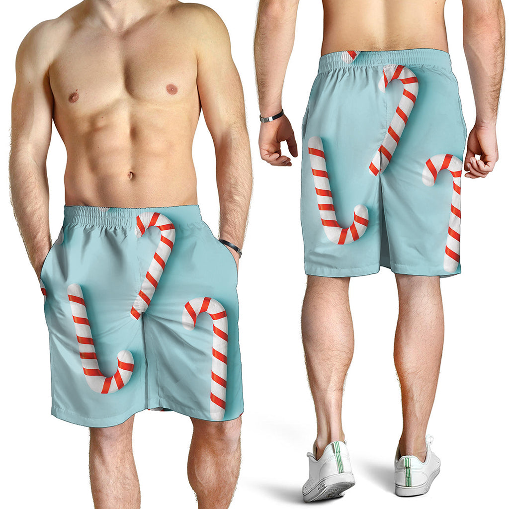 Christmas Candy Candies Pattern Print Men's Shorts