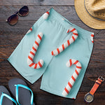 Christmas Candy Candies Pattern Print Men's Shorts