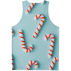 Christmas Candy Candies Pattern Print Men's Tank Top