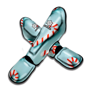 Christmas Candy Candies Pattern Print Muay Thai Shin Guard