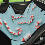 Christmas Candy Candies Pattern Print Pet Car Back Seat Cover