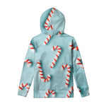 Christmas Candy Candies Pattern Print Pullover Hoodie