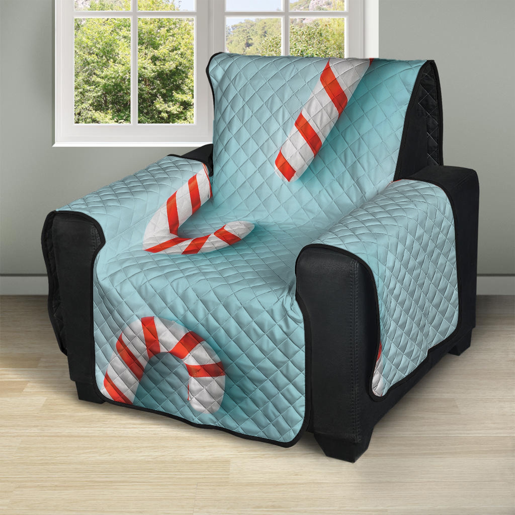 Christmas Candy Candies Pattern Print Recliner Protector