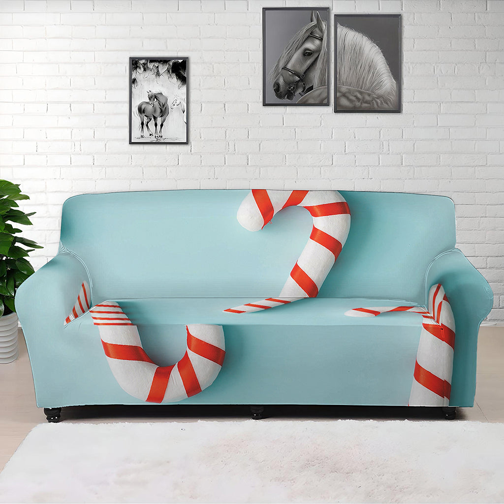 Christmas Candy Candies Pattern Print Sofa Cover