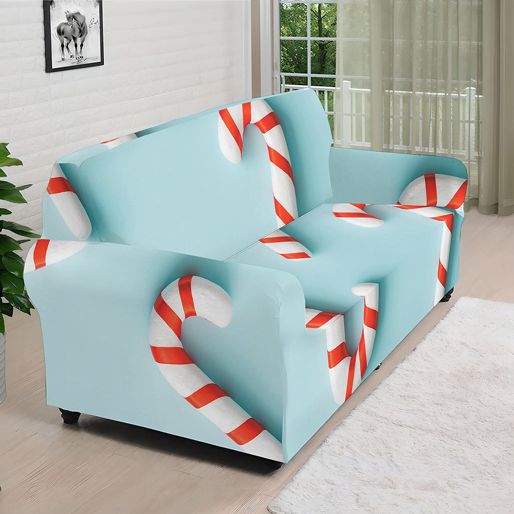 Christmas Candy Candies Pattern Print Sofa Cover