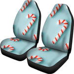 Christmas Candy Candies Pattern Print Universal Fit Car Seat Covers