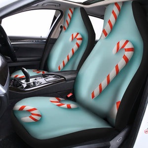 Christmas Candy Candies Pattern Print Universal Fit Car Seat Covers