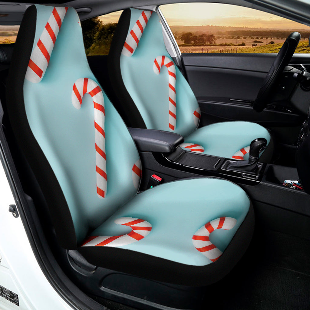 Christmas Candy Candies Pattern Print Universal Fit Car Seat Covers