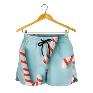 Christmas Candy Candies Pattern Print Women's Shorts