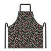 Christmas Candy Cane Pattern Print Apron