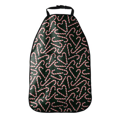 Christmas Candy Cane Pattern Print Car Seat Organizers
