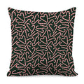 Christmas Candy Cane Pattern Print Pillow Cover
