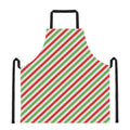 Christmas Candy Cane Striped Print Apron