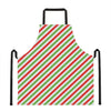 Christmas Candy Cane Striped Print Apron