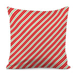 Christmas Candy Cane Stripes Print Pillow Cover