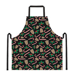 Christmas Cookie And Candy Pattern Print Apron