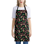 Christmas Cookie And Candy Pattern Print Apron