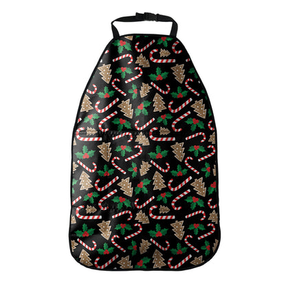 Christmas Cookie And Candy Pattern Print Car Seat Organizers