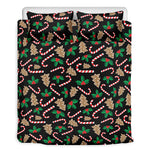 Christmas Cookie And Candy Pattern Print Duvet Cover Bedding Set