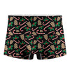 Christmas Cookie And Candy Pattern Print Men's Boxer Briefs