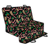 Christmas Cookie And Candy Pattern Print Pet Car Back Seat Cover