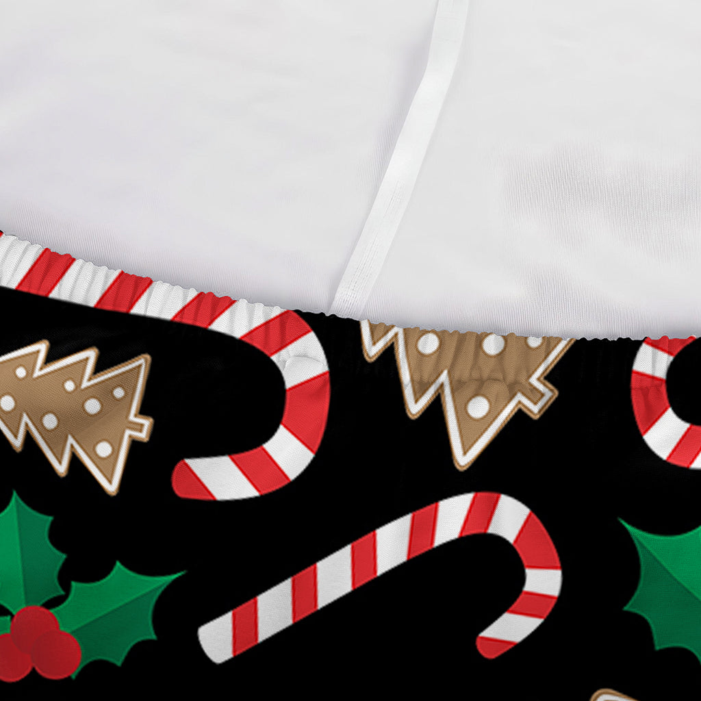 Christmas Cookie And Candy Pattern Print Sofa Cover