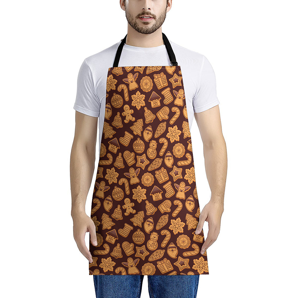 Christmas Cookies Pattern Print Apron