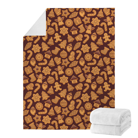 Christmas Cookies Pattern Print Blanket