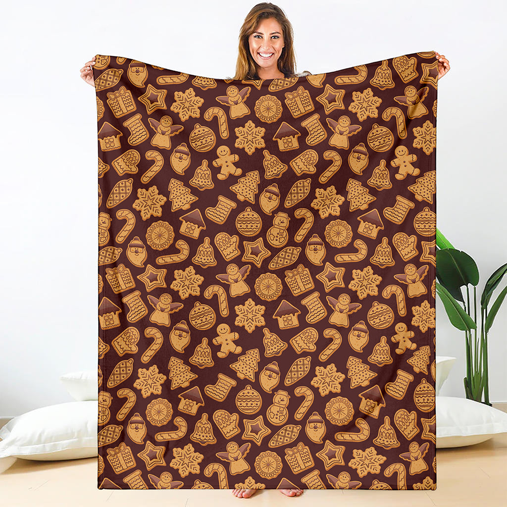 Christmas Cookies Pattern Print Blanket