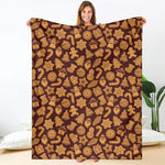 Christmas Cookies Pattern Print Blanket