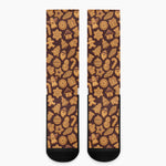 Christmas Cookies Pattern Print Crew Socks