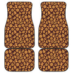 Christmas Cookies Pattern Print Front and Back Car Floor Mats