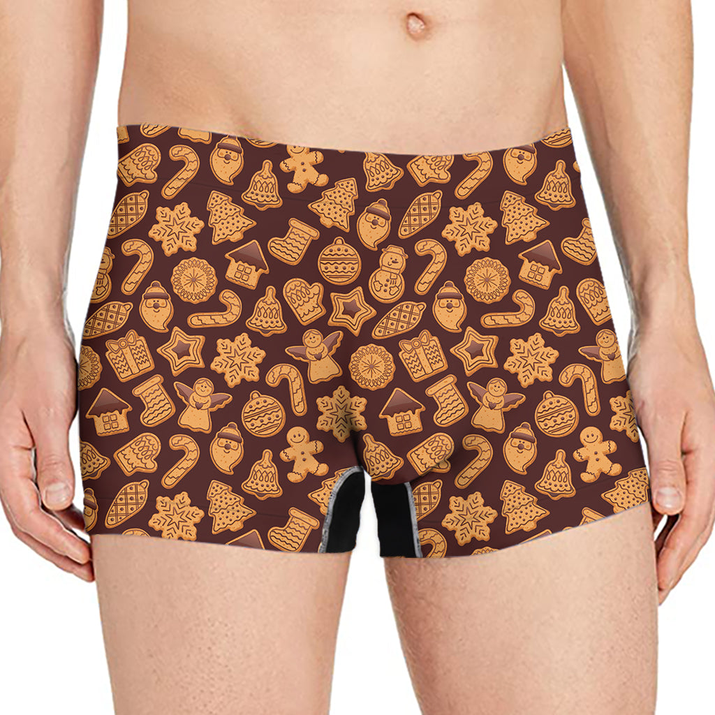 Christmas Cookies Pattern Print Men's Boxer Briefs