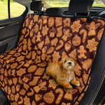 Christmas Cookies Pattern Print Pet Car Back Seat Cover