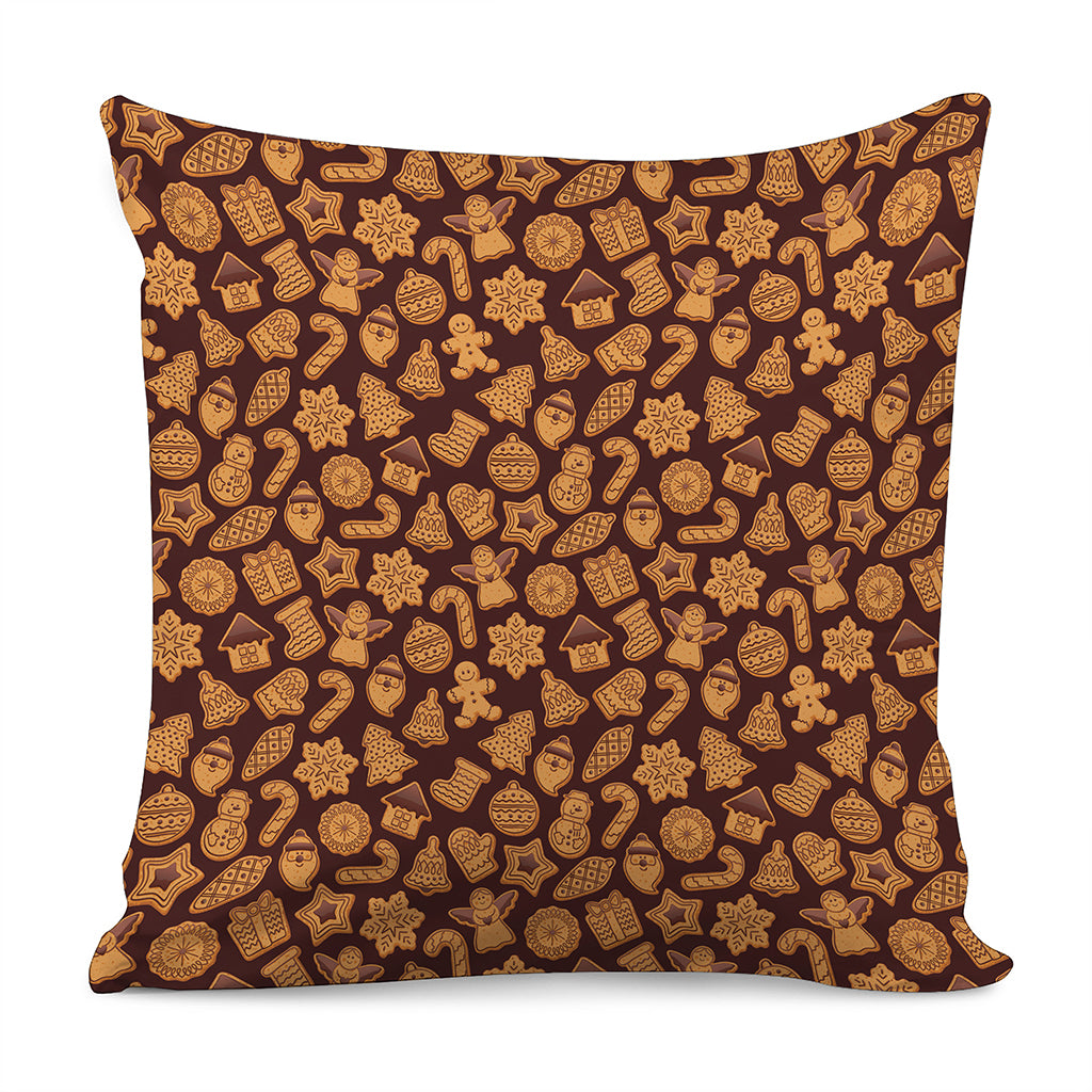 Christmas Cookies Pattern Print Pillow Cover