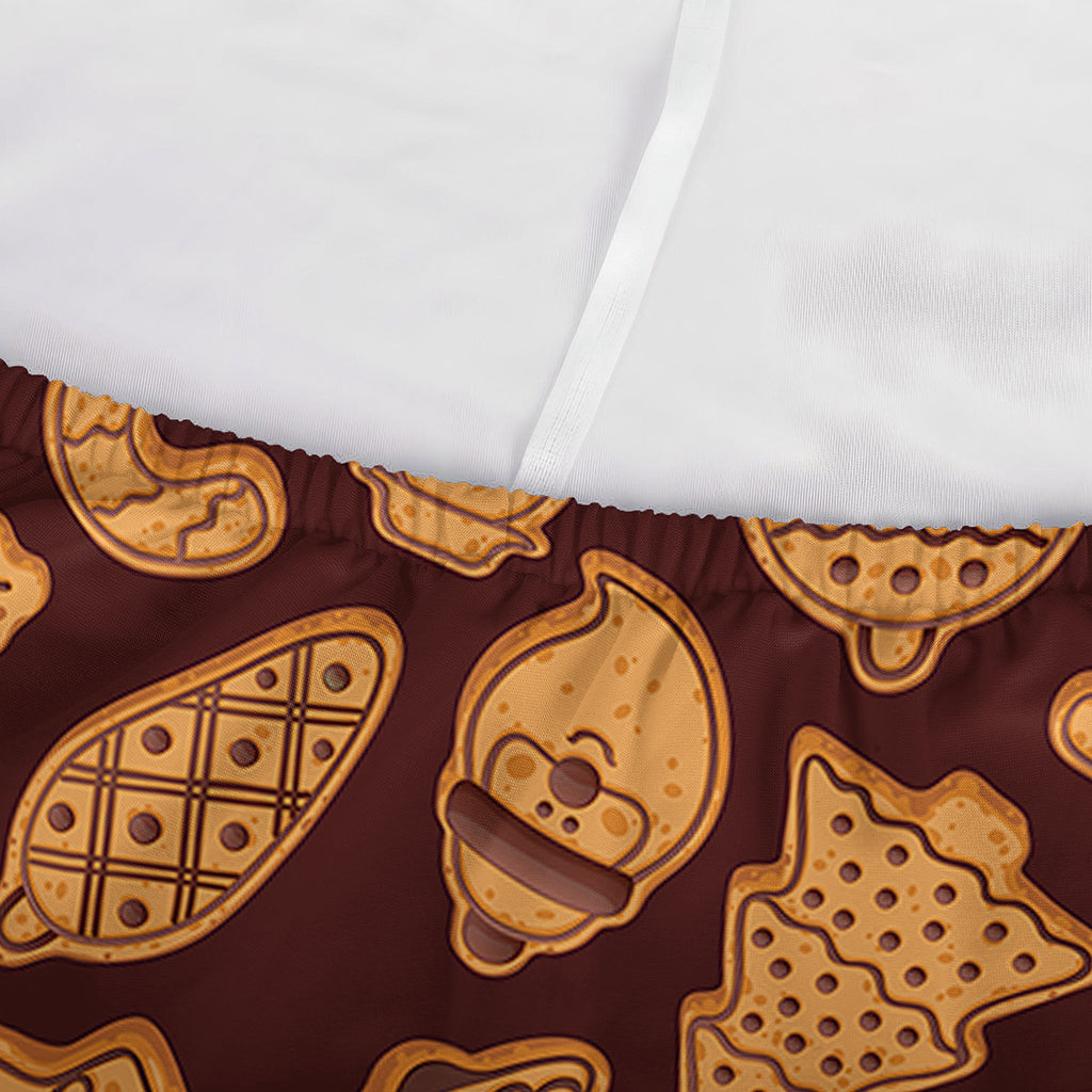 Christmas Cookies Pattern Print Sofa Cover
