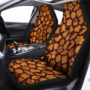 Christmas Cookies Pattern Print Universal Fit Car Seat Covers