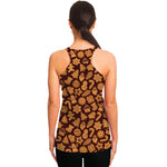 Christmas Cookies Pattern Print Women's Racerback Tank Top