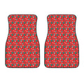Christmas Cow Pattern Print Front Car Floor Mats