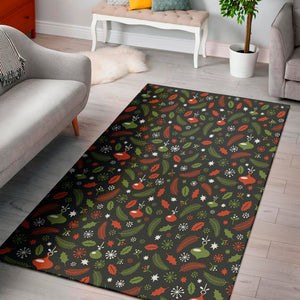 Christmas Decorations Pattern Print Area Rug