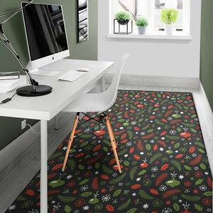 Christmas Decorations Pattern Print Area Rug