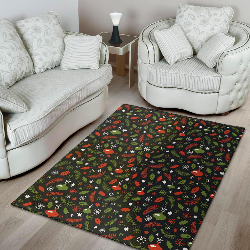 Christmas Decorations Pattern Print Area Rug