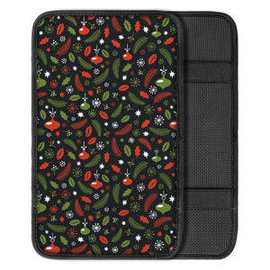 Christmas Decorations Pattern Print Car Center Console Cover